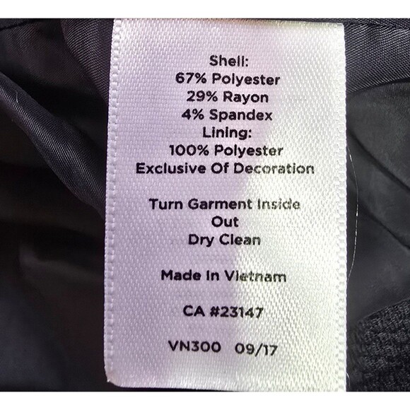 Talbots zipper front navy blazer jacket with pockets embroidered Sz 6 - Picture 7 of 12